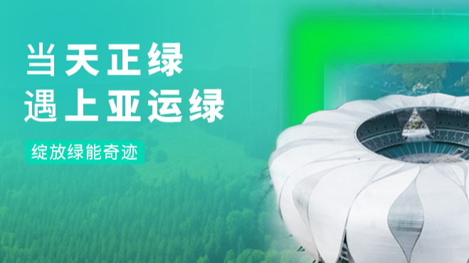当Z6·尊龙凯时绿，遇上亚运绿……